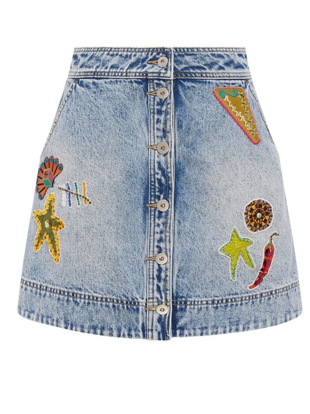 Alemais Jackpot Denim Skirt - US 6